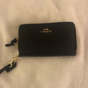Black coach wallet
